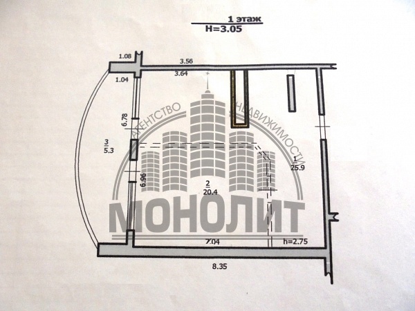 1-к квартира с. Агой (№1102)