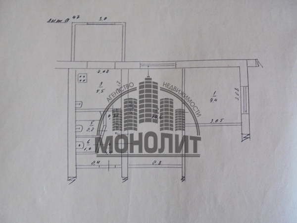 2-к квартира пгт. Новомихайловский (№392)